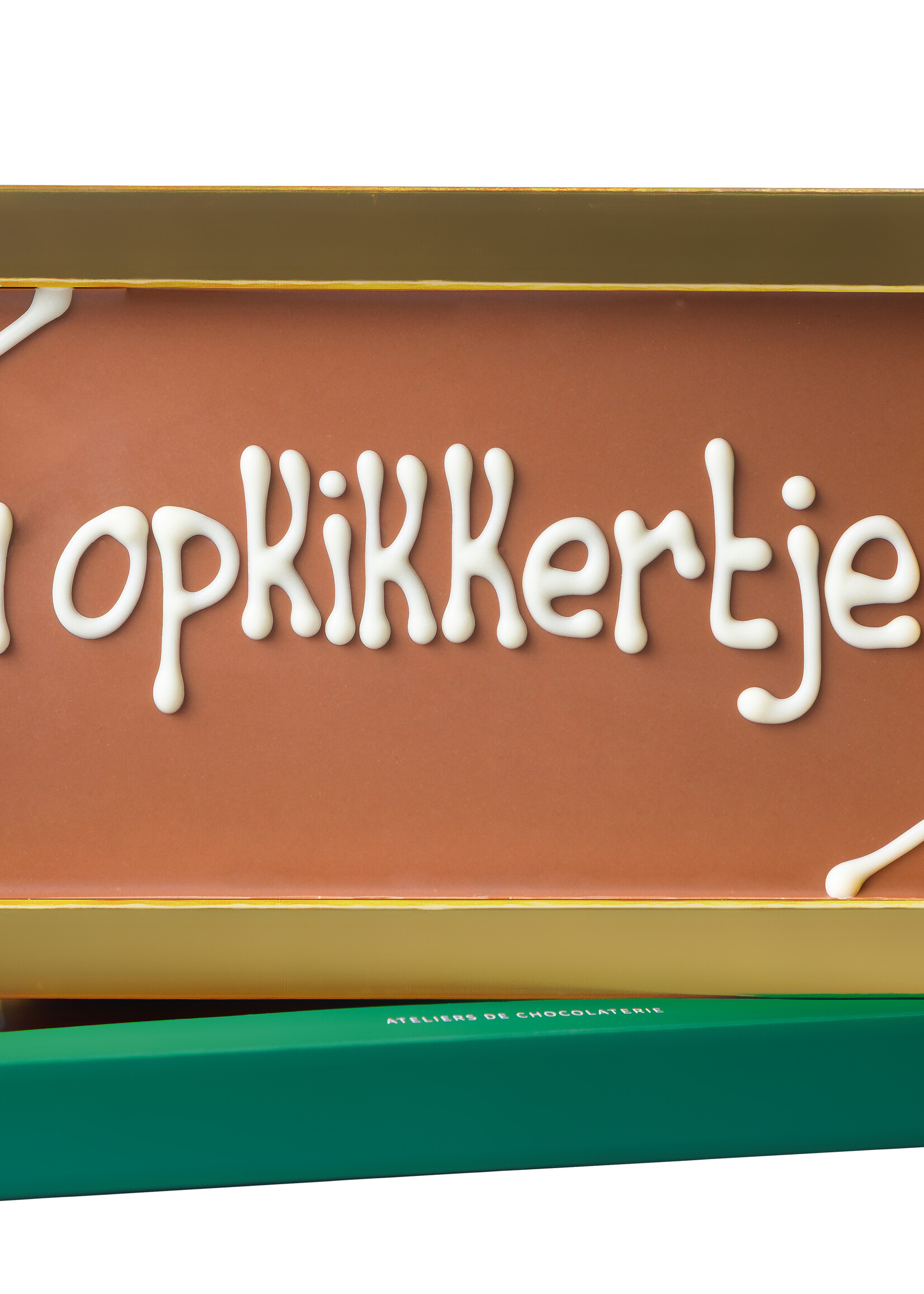 Teddy en Coco chocolade Opkikkertje - Chocoladereep