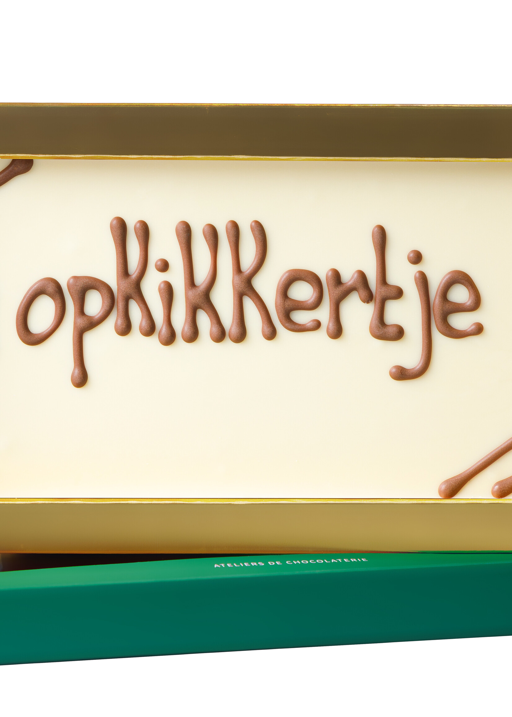 Teddy en Coco chocolade Opkikkertje - Chocoladereep