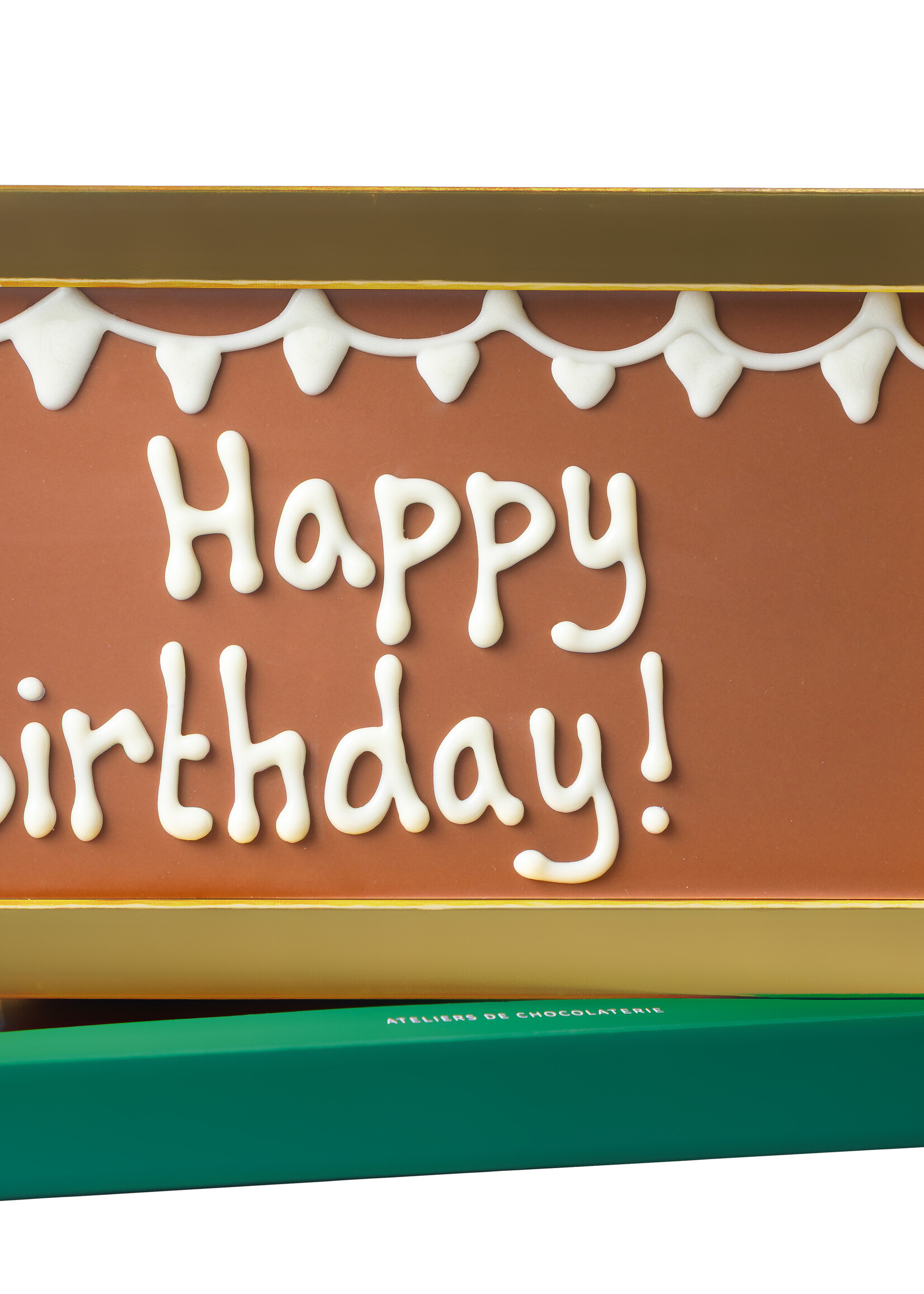Teddy en Coco chocolade Happy Birthday - Chocoladereep