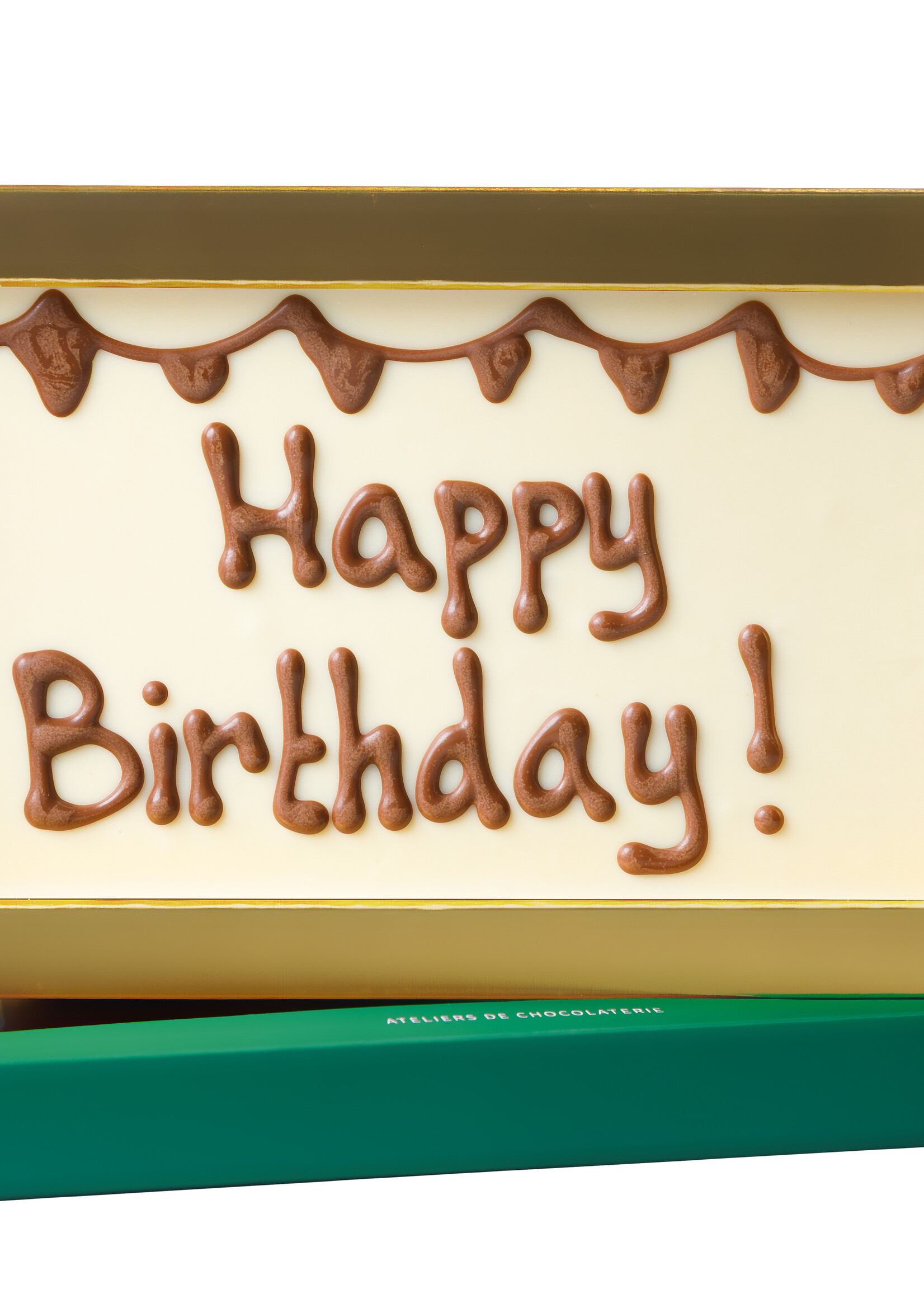 Teddy en Coco chocolade Happy Birthday - Chocoladereep