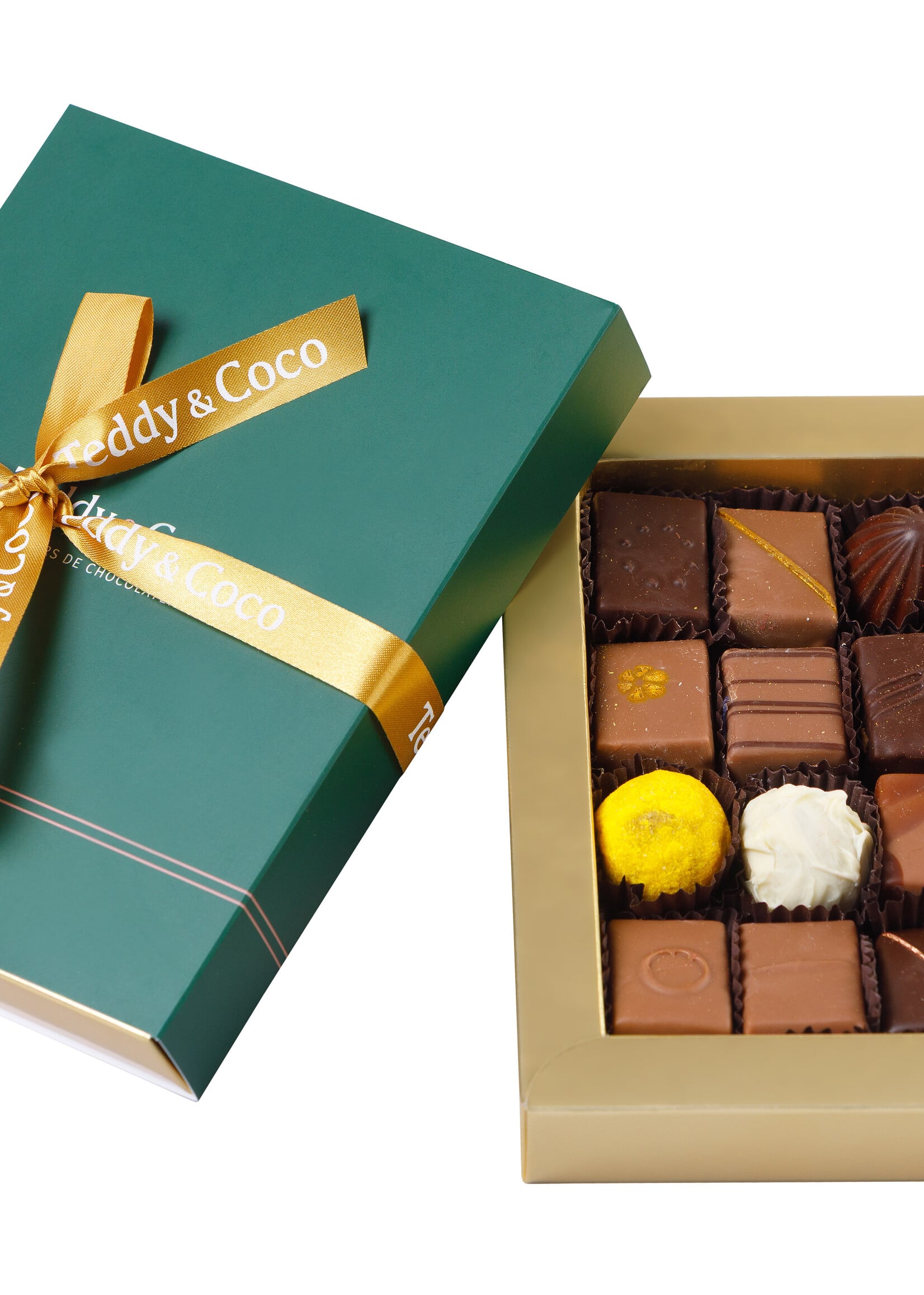 Teddy en Coco chocolade Brievenbus-bonbons