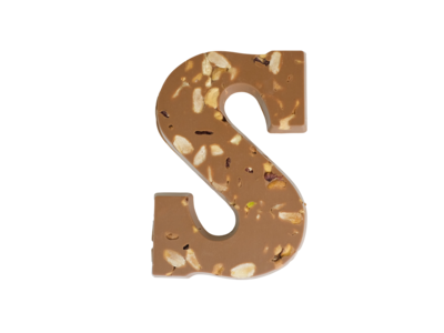 Teddy en Coco chocolade Luxe chocoladeletter melk met noten