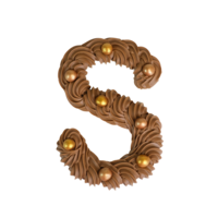 Luxe handgespoten chocoladeletter melk