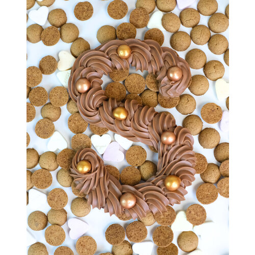 Teddy en Coco chocolade Luxe handgespoten chocoladeletter melk