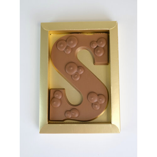 Teddy en Coco chocolade Luxe ambachtelijke chocoladeletter melk