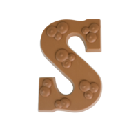 Luxe ambachtelijke chocoladeletter melk