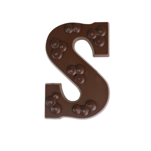 Teddy en Coco chocolade Luxe ambachtelijke chocoladeletter puur