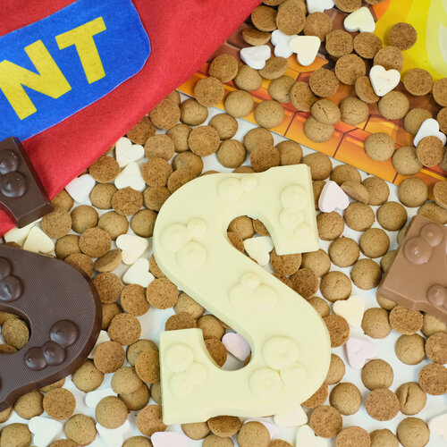 Luxe ambachtelijke chocoladeletters