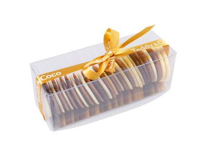 Teddy en Coco chocolade Kerstflikken cadeauverpakking groot