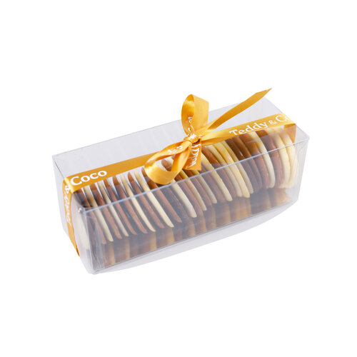 Teddy en Coco chocolade Kerstflikken cadeauverpakking groot Teddy en Coco chocolade Kerstflikken cadeauverpakking groot