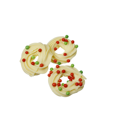 Teddy en Coco chocolade Chocolade kerstkransjes - 250 gram