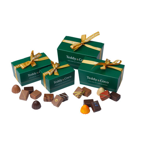 Teddy en Coco chocolade Ambachtelijke bonbons - 100 gram