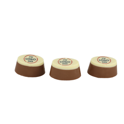 Teddy en Coco chocolade Ambachtelijke bonbons met logo 100 gram