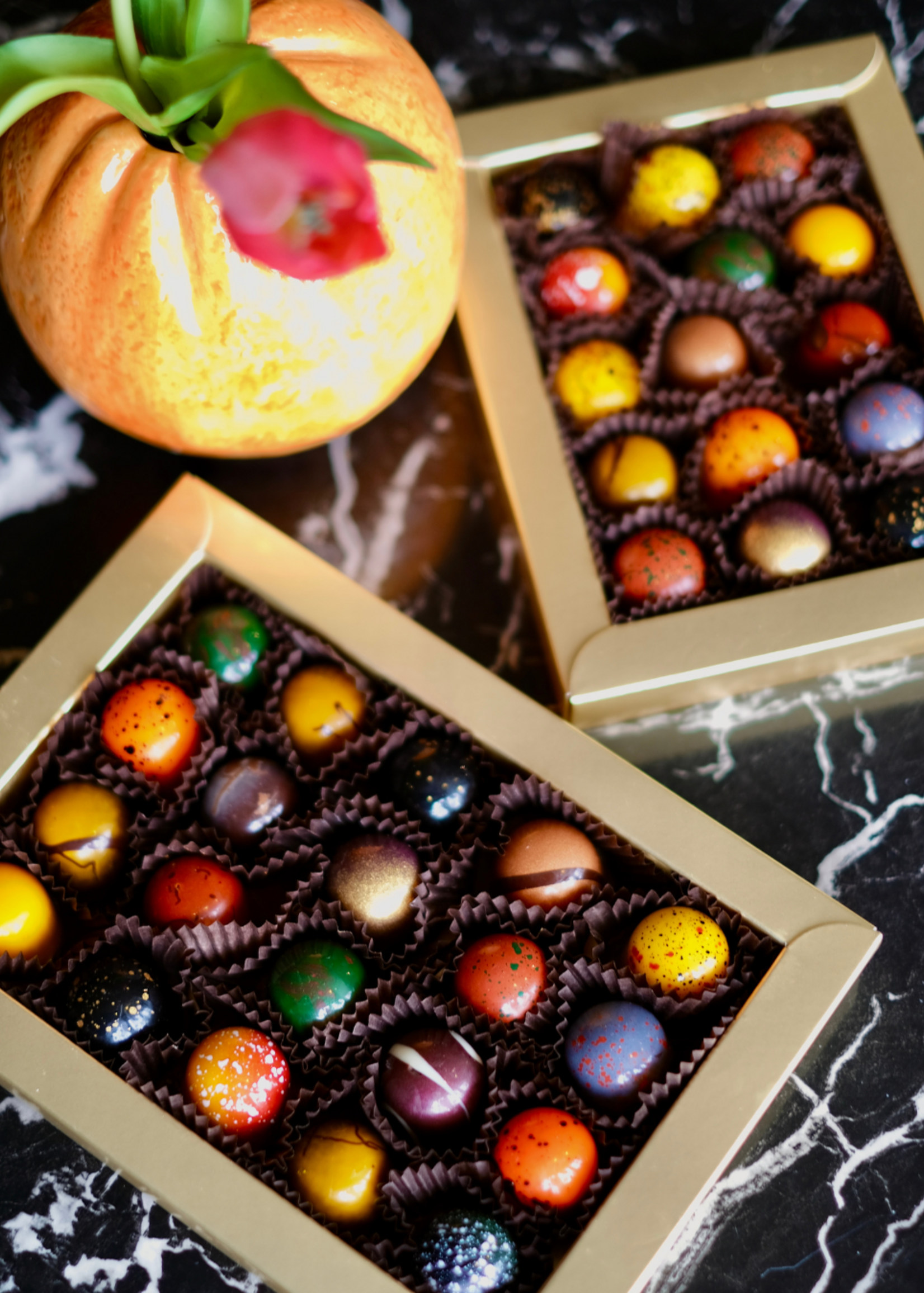 Teddy en Coco chocolade Luxe brievenbus-bonbons