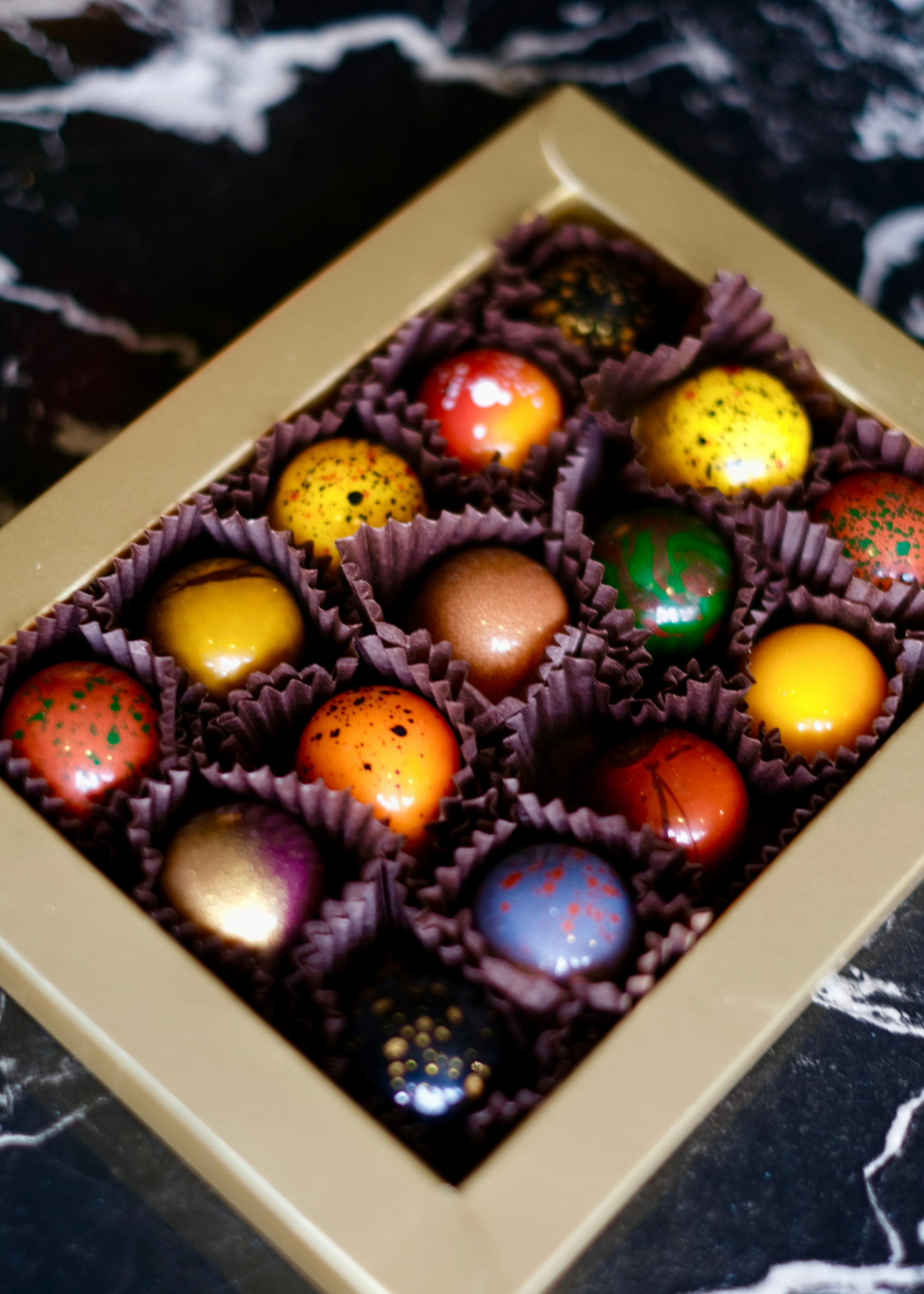 Teddy en Coco chocolade Luxe brievenbus-bonbons
