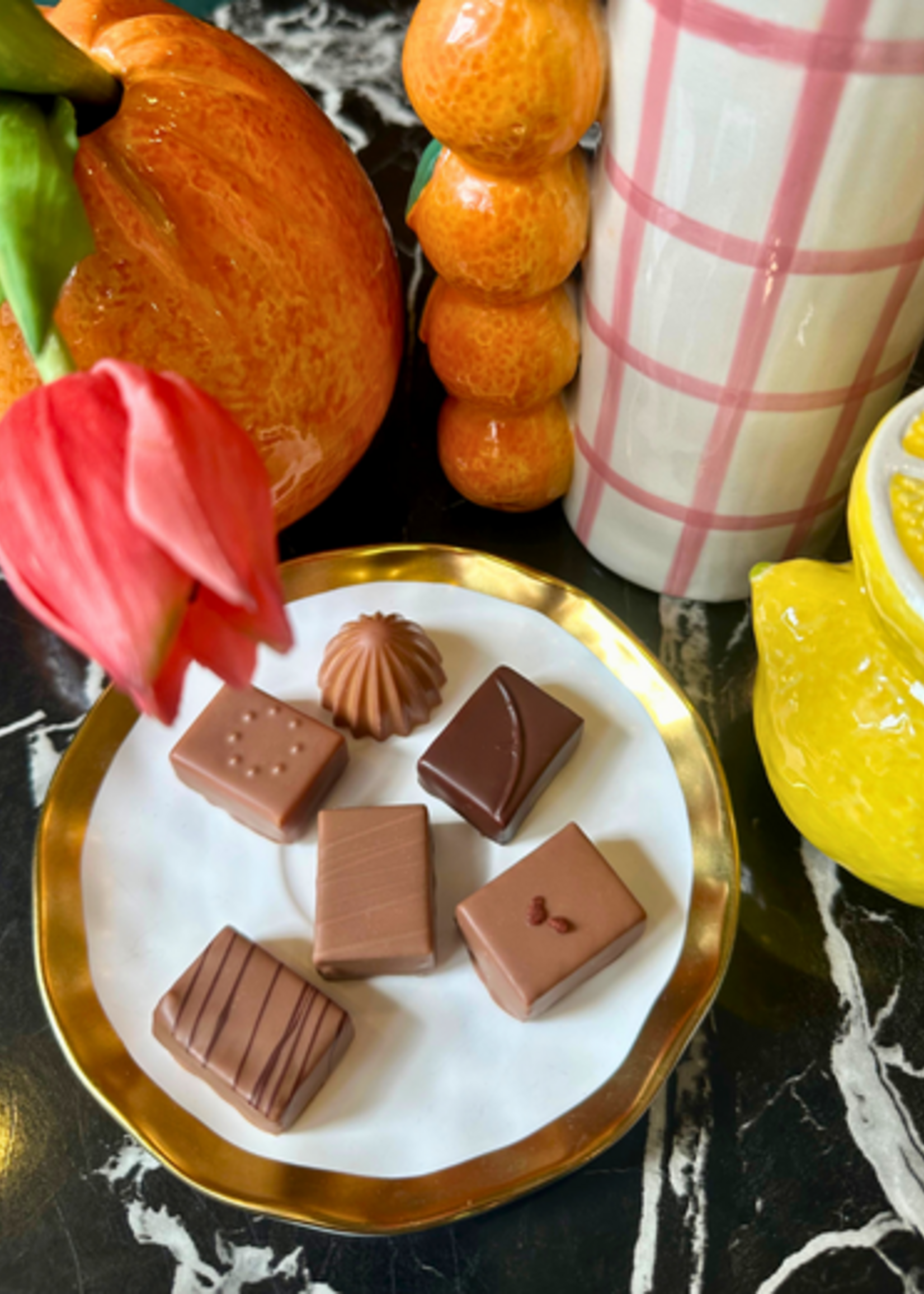 Teddy en Coco chocolade Brievenbus-bonbons