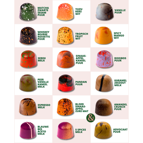 Teddy en Coco chocolade Luxe brievenbus-bonbons