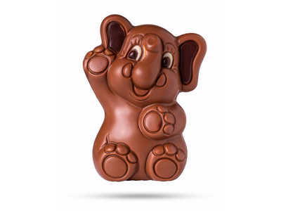 Teddy en Coco chocolade Chocolade olifantje