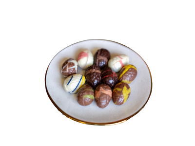 Teddy en Coco chocolade Gevulde paaseitjes, diverse soorten