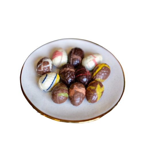 Teddy en Coco chocolade Gevulde paaseitjes, diverse soorten