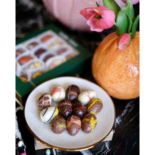 Teddy en Coco chocolade Gevulde paaseitjes, diverse soorten