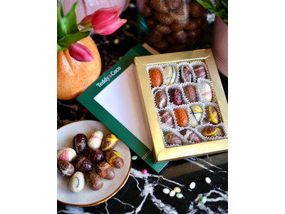 Teddy en Coco chocolade Brievenbus-chocolade paaseitjes