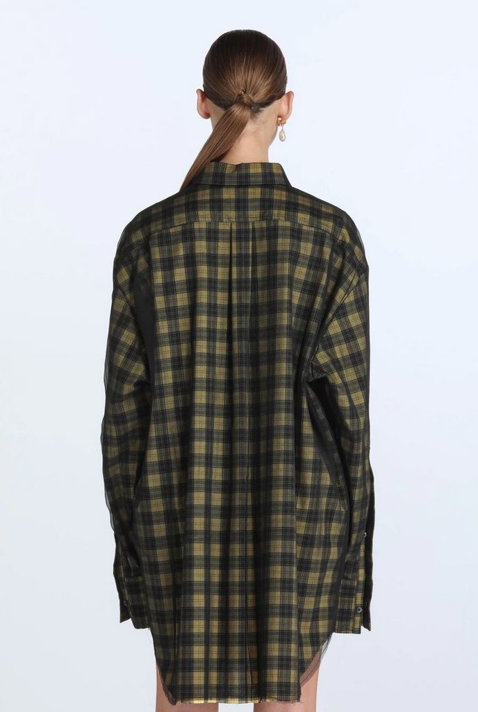 N°21 Oversized Checked Shirt