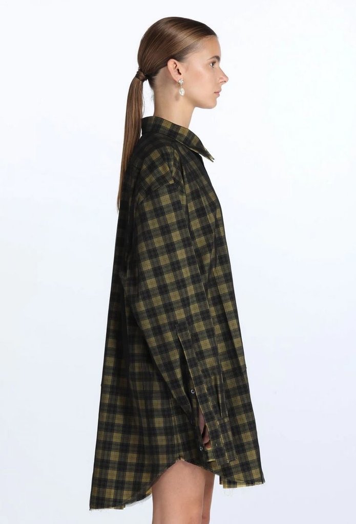 N°21 Oversized Checked Shirt