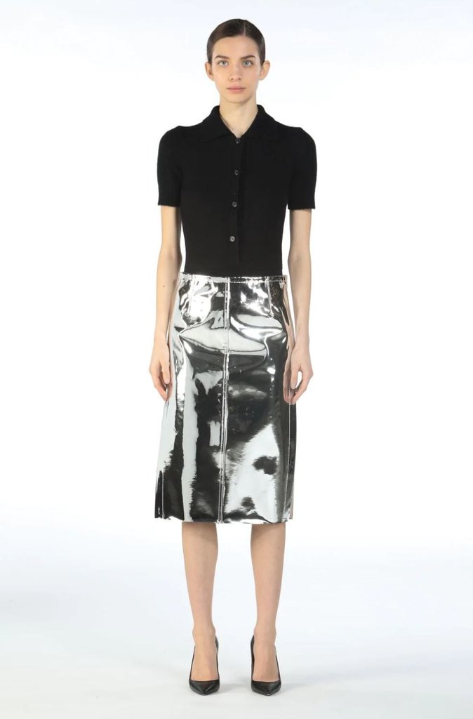 N°21 Mirrored Pencil Skirt