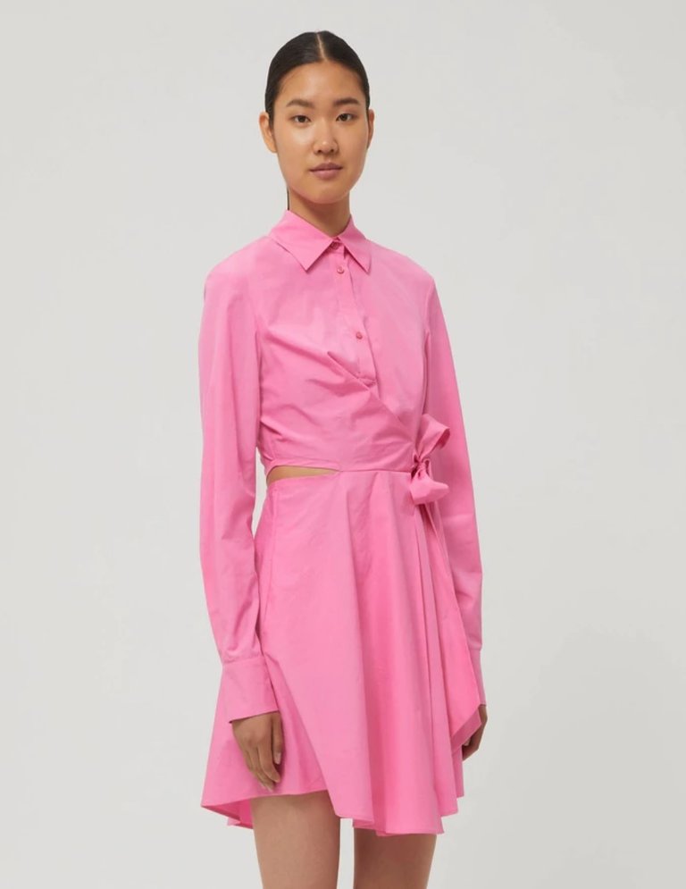 MSGM Poplin chemise dress