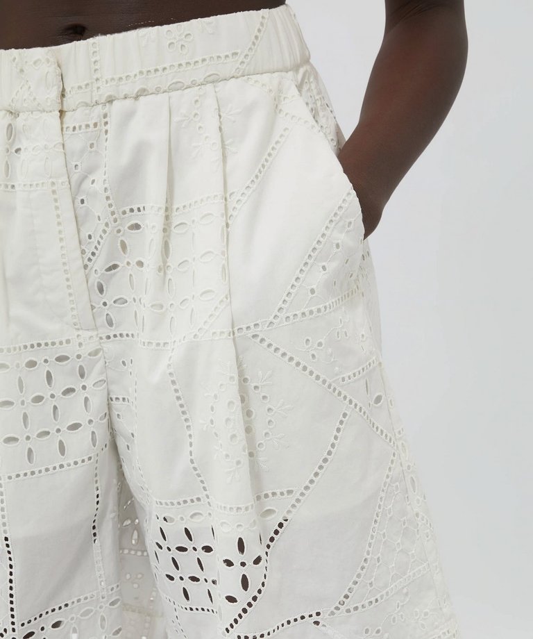 MSGM Broderie Shorts
