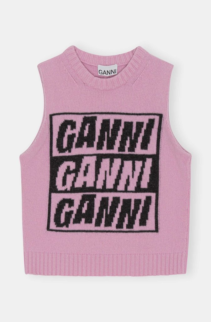 GANNI Logo Vest