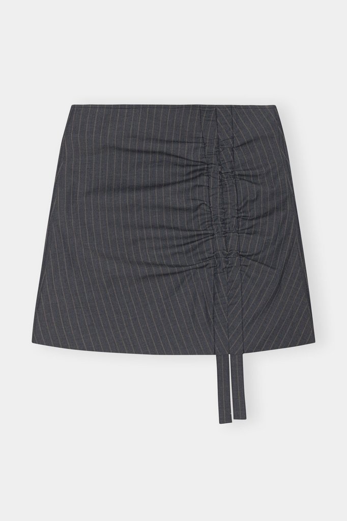 GANNI Stripe Mini Skirt