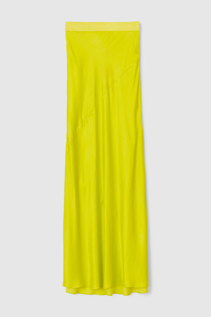 Lorena Flared Skirt Lime