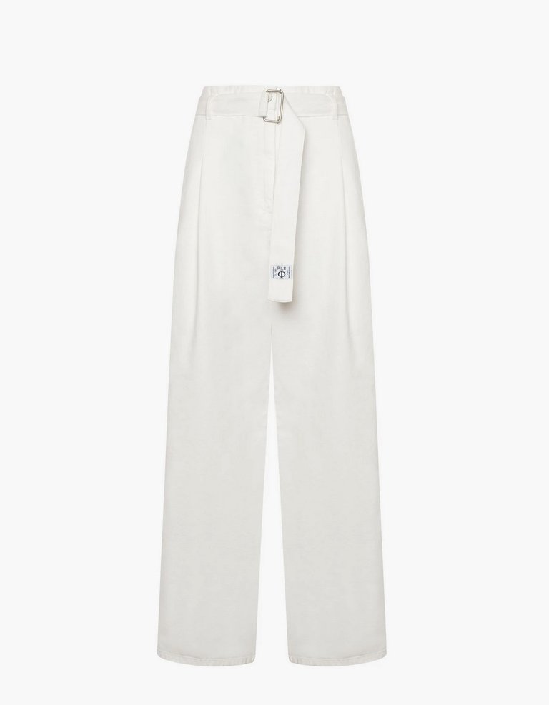 Oversized Cotton Trousers