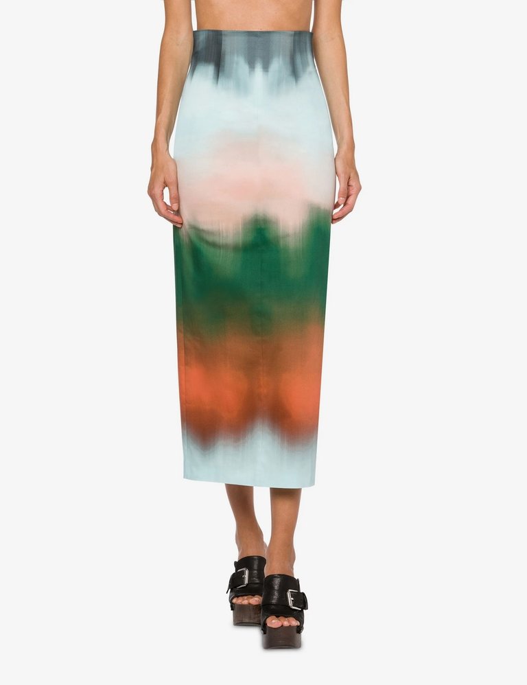 Tie Dye Cotton Skirt