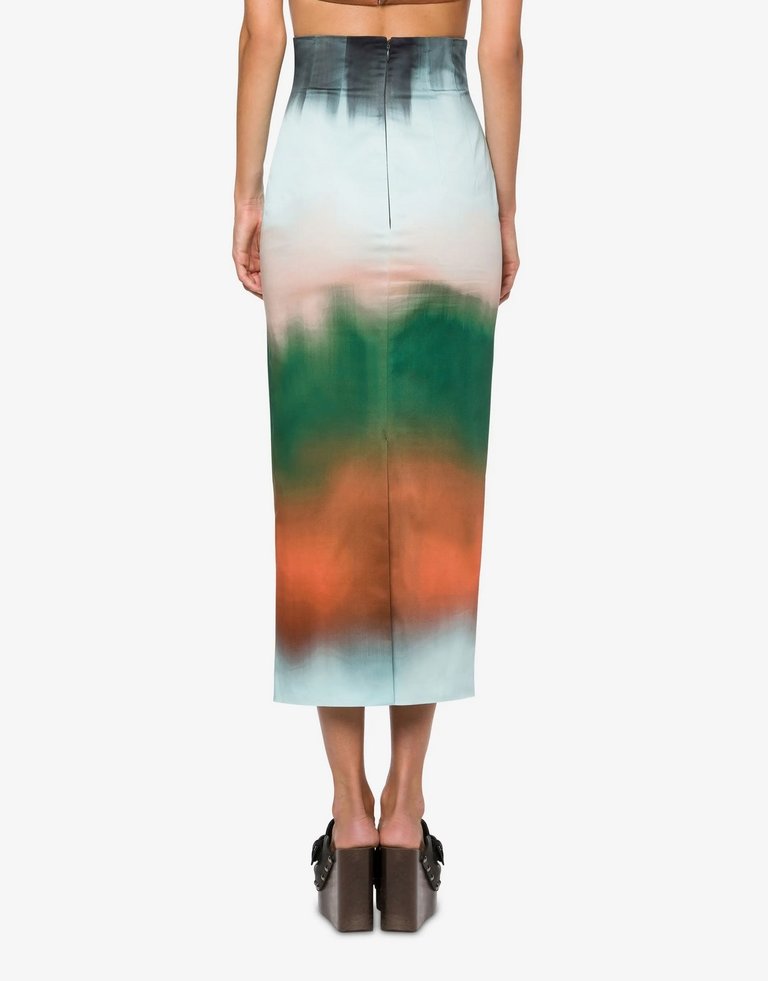 Tie Dye Cotton Skirt