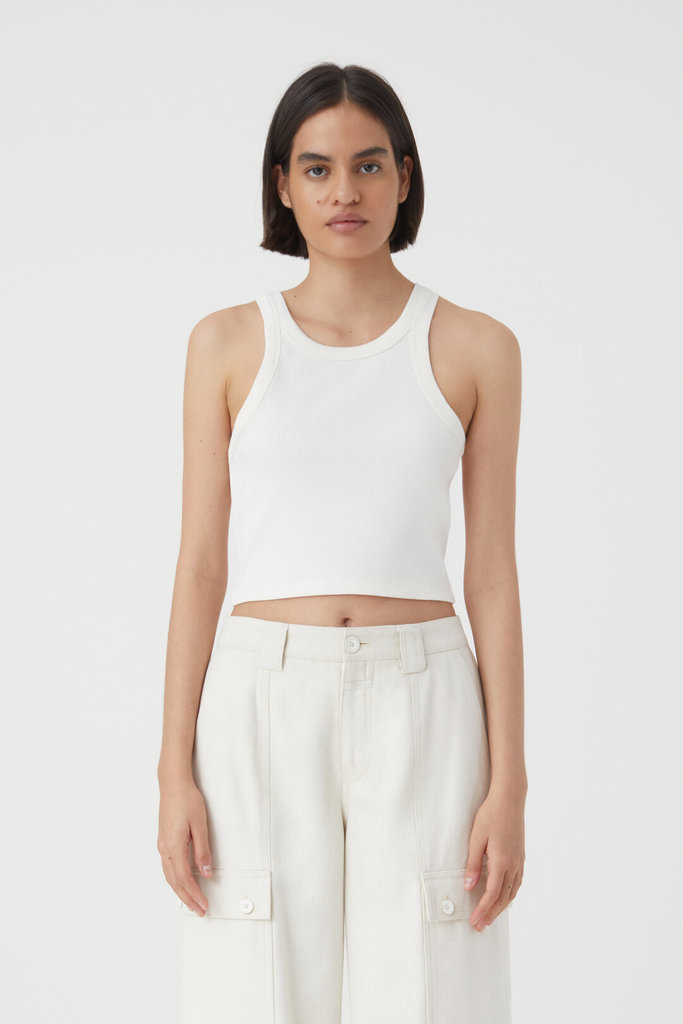 Closed Cropped Tank Top