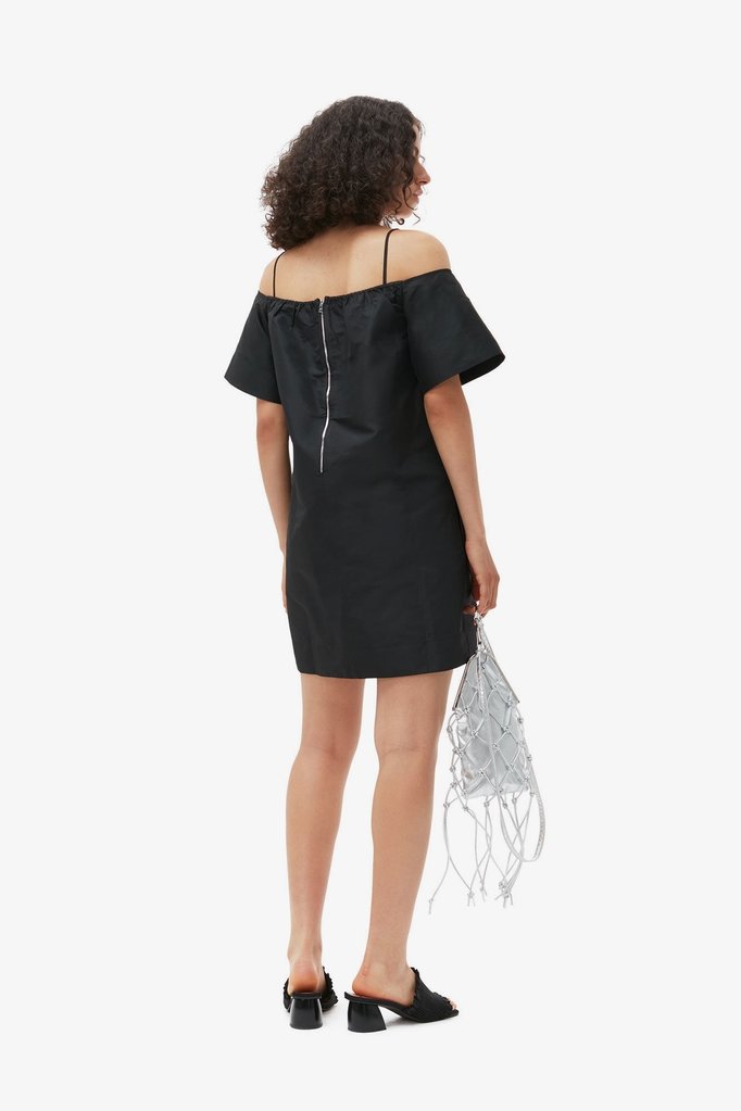 GANNI Taffeta Mini Dress