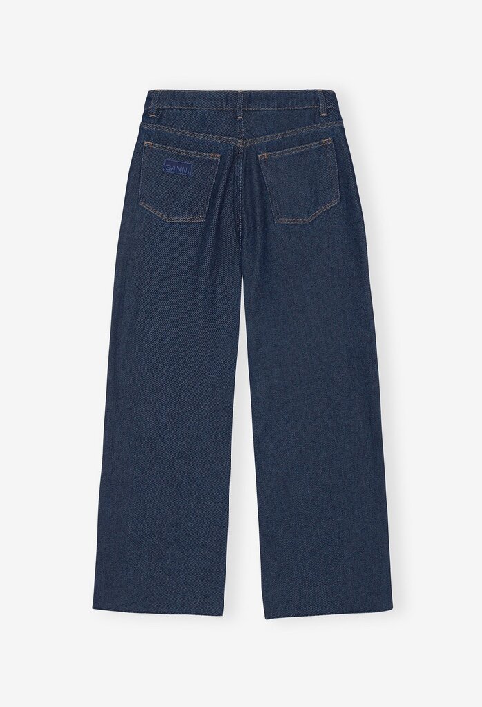 GANNI Wide Drawstring Jeans