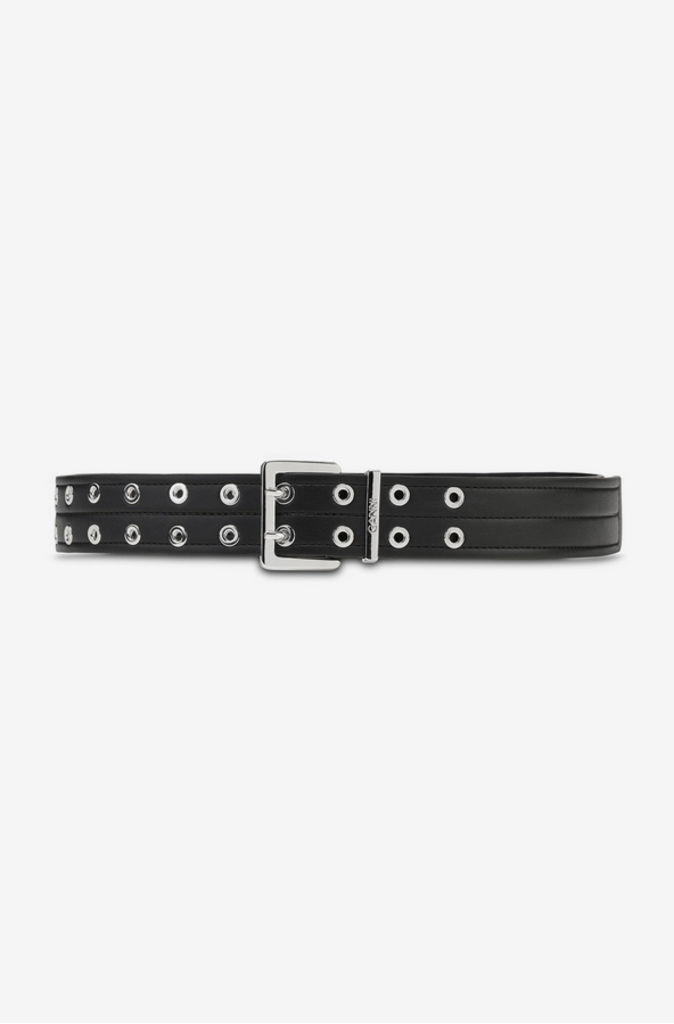 GANNI Double Eyelet Belt