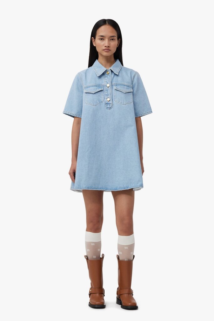 GANNI Denim Mini Dress