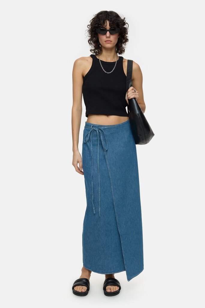 Closed Denim Wrap Skirt