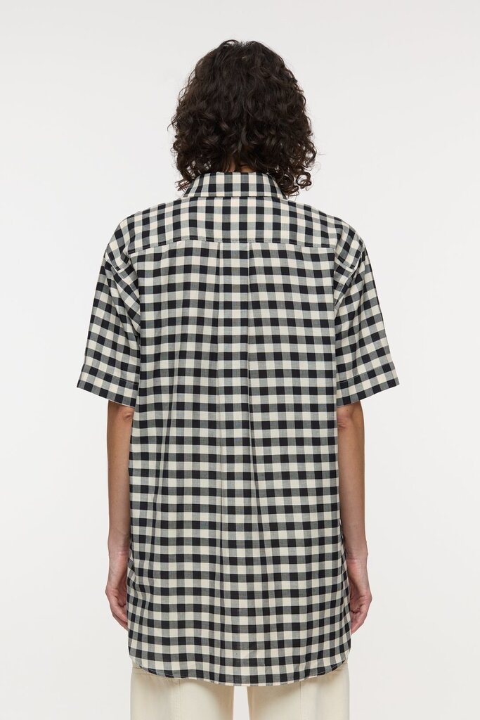 Closed Check Oversized Shirt