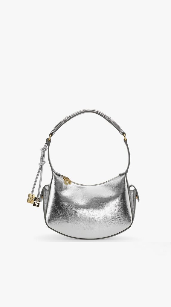 GANNI Silver Swing Shoulder Bag