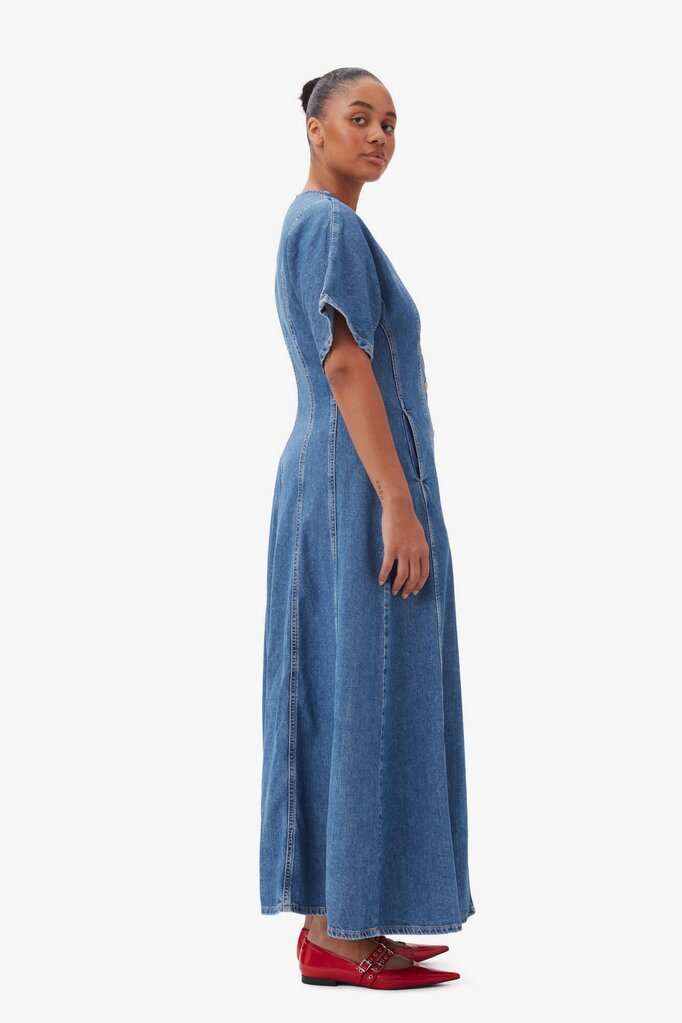 GANNI Future Denim Maxi Dress