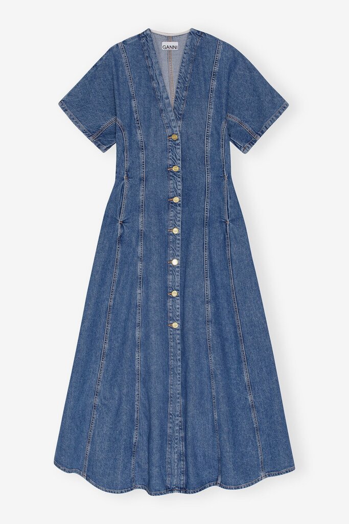 GANNI Future Denim Maxi Dress