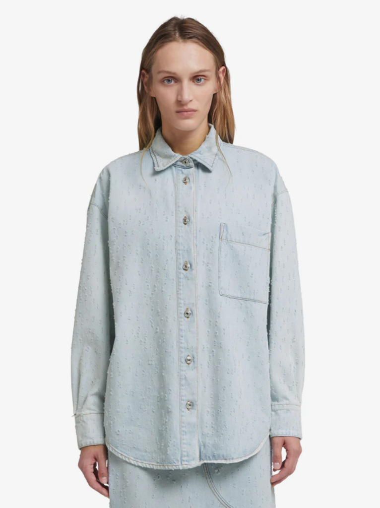 MSGM Light denim shirt