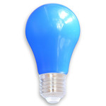 Ampoule guinguette LED  bleue,2 & 5 watts, grande enveloppe, Ø60