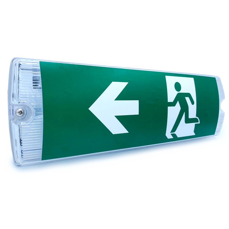 Luminaire de secours 3 watts avec abat-jour transparent, série OTG-KL